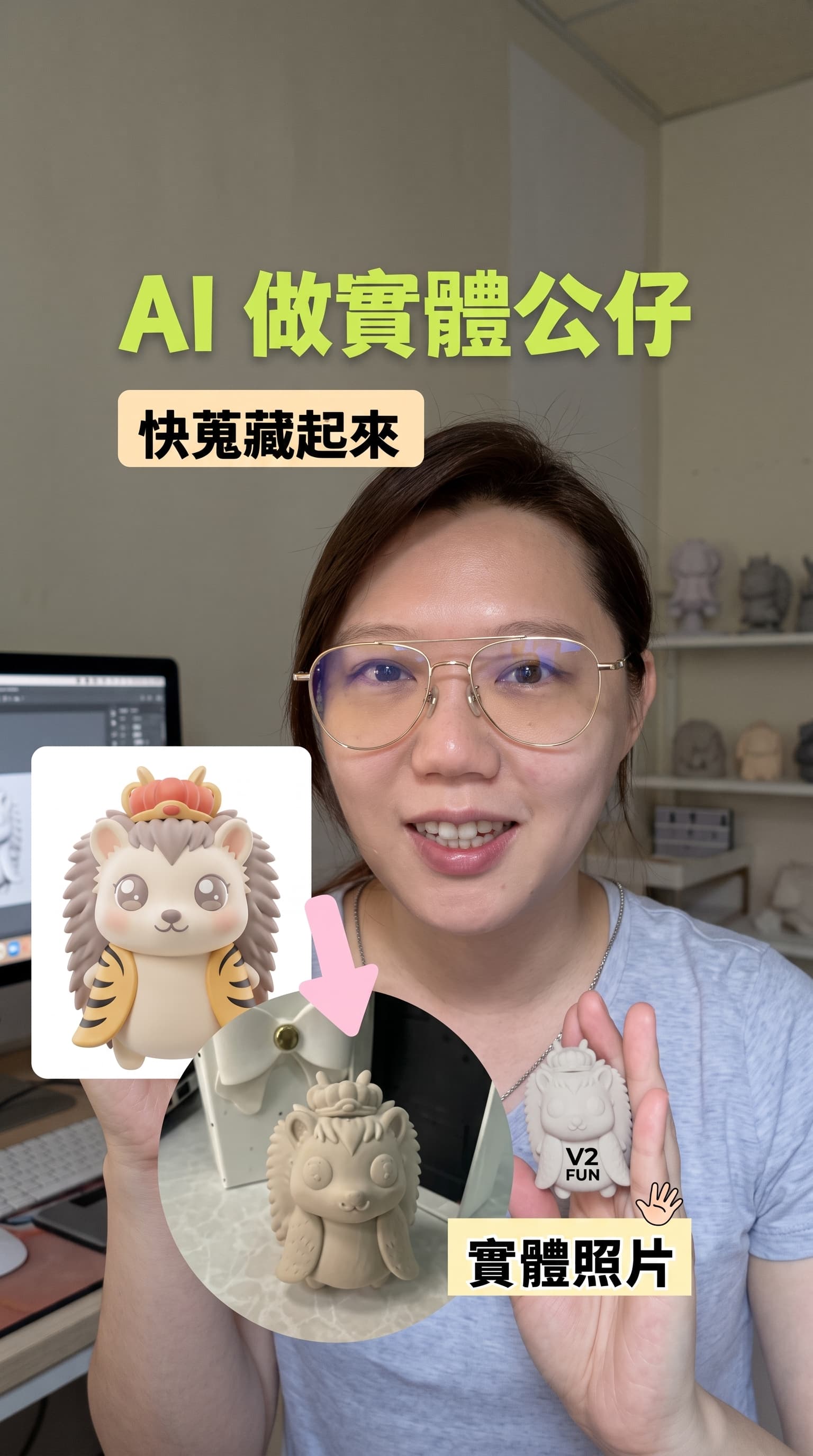 一張圖片變公仔